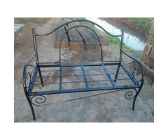 Metallic chair frames of 2seater