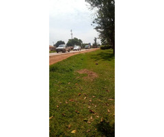 A plot on termac road on sell in namulanda Entebbe road