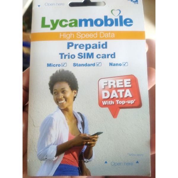 4g lyca mobile simcards - 1/1