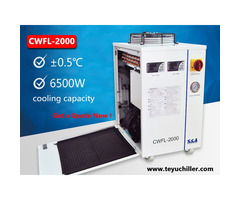 Cold water chiller equipment for 2000W fiber laser cutter
