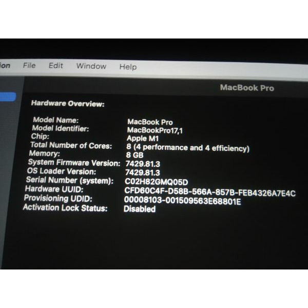 MacBook Pro 13-inch M1,2020 - 1/5
