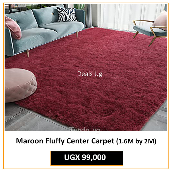 Maroon Center Carpets - New - 1/1